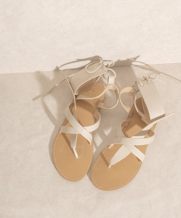 Natural Brown Blaze - Lace-Up Sandal