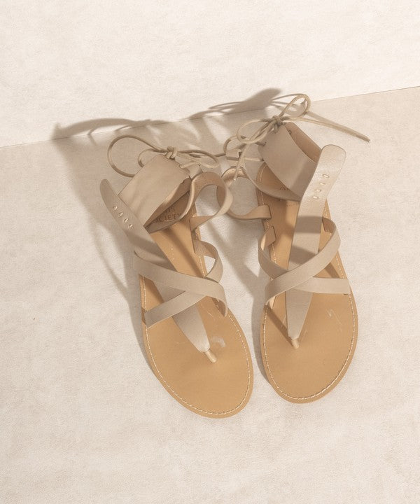 Natural Brown Blaze - Lace-Up Sandal