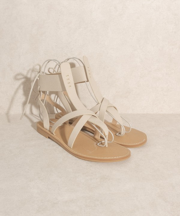 Natural Brown Blaze - Lace-Up Sandal