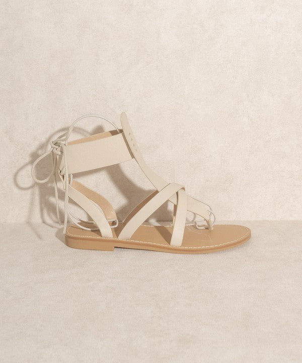 Natural Brown Blaze - Lace-Up Sandal