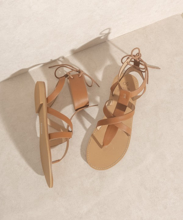 Natural Brown Blaze - Lace-Up Sandal