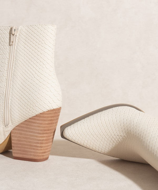 Elegant Solid Sonia - Western Ankle Boots