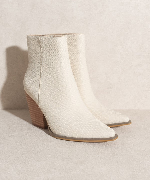 Elegant Solid Sonia - Western Ankle Boots