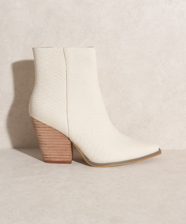 Elegant Solid Sonia - Western Ankle Boots