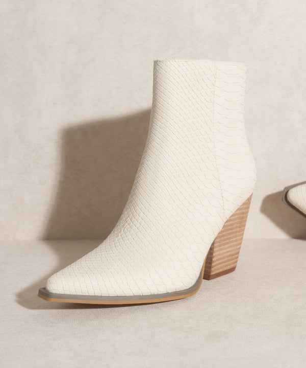 Elegant Solid Sonia - Western Ankle Boots