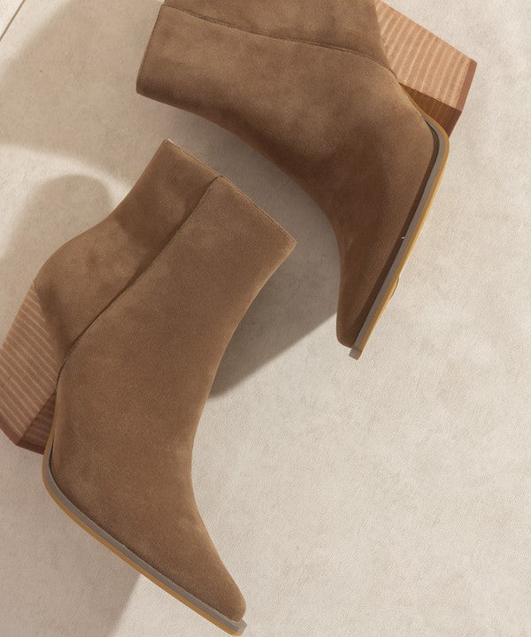 Elegant Solid Sonia - Western Ankle Boots