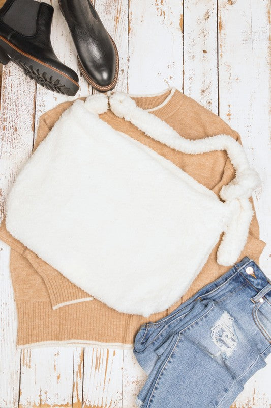 Ultra Cream Sherpa fur Sherpa Messenger Special Bag
