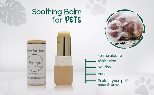 Natural Soap for Pets. Furry Pet Balm. 0.9 oz.