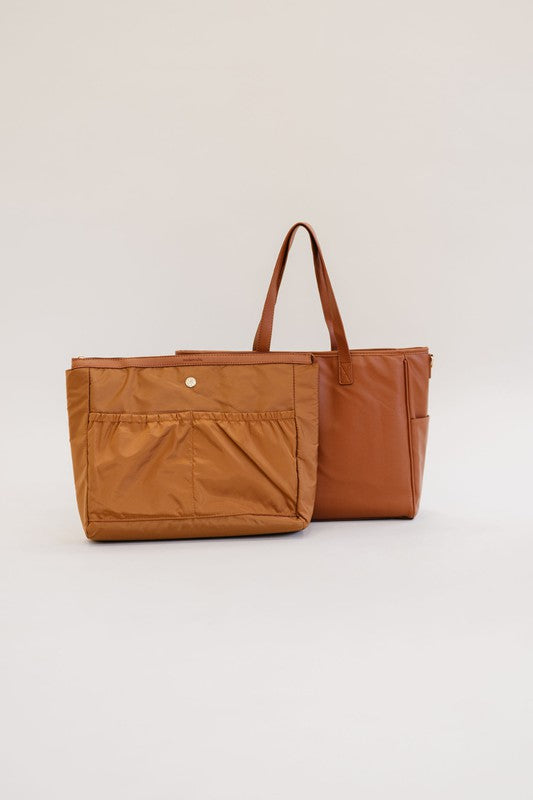 Rectangle SIGNATURE TOTE CARRY ALL ON LAPTOP BAG