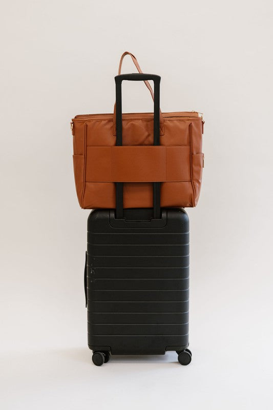 Rectangle SIGNATURE TOTE CARRY ALL ON LAPTOP BAG