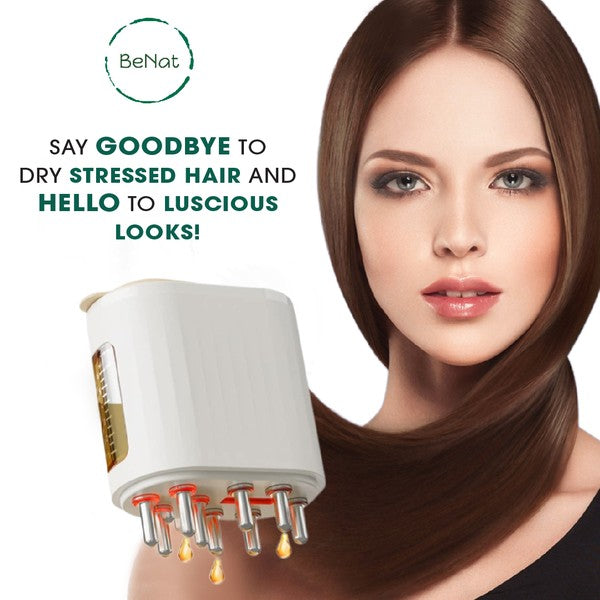 Soft Electric Oil Applicator Scalp Massager 2 in 1.