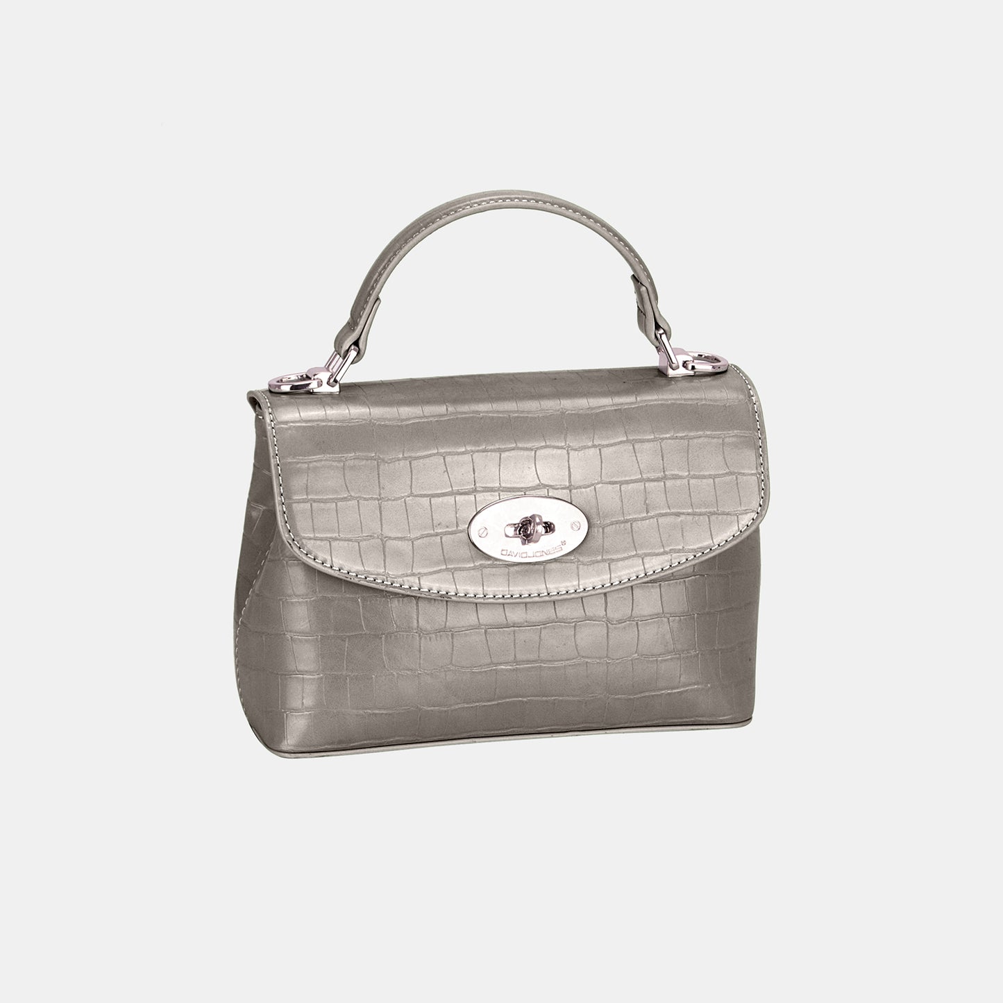 Pastel Tone Mint David Jones Texture PU Leather Handbag