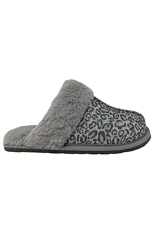 Gray Fur Easy DIGGY-Winter Slipper