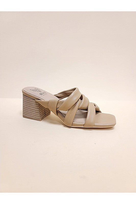 Empty Braided EBIE-HIGH HEEL MULES