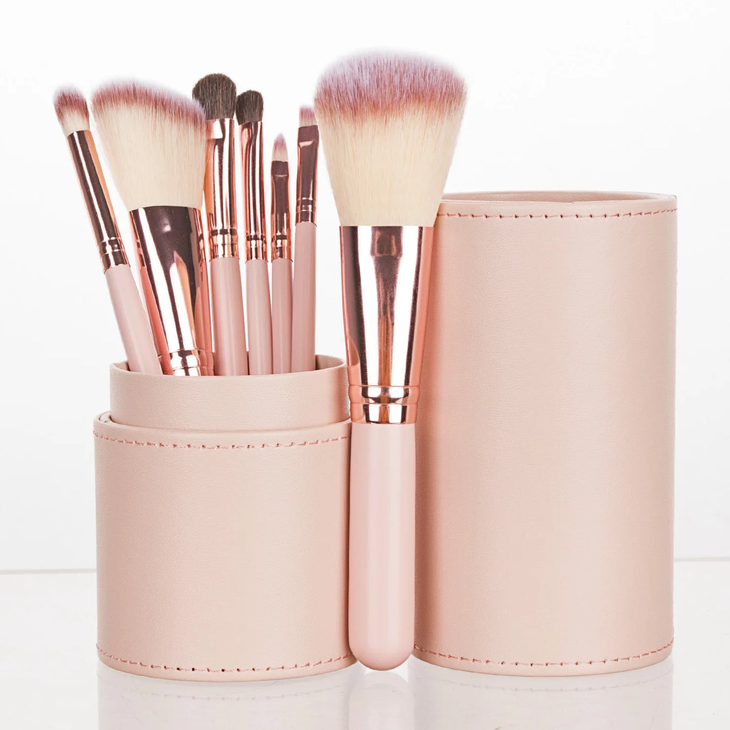 High-End Makeup Brushes Set with Bucket Blush Powder Eyeshadow Eyebrow Foundation Beauty Makeup Tool Brochas