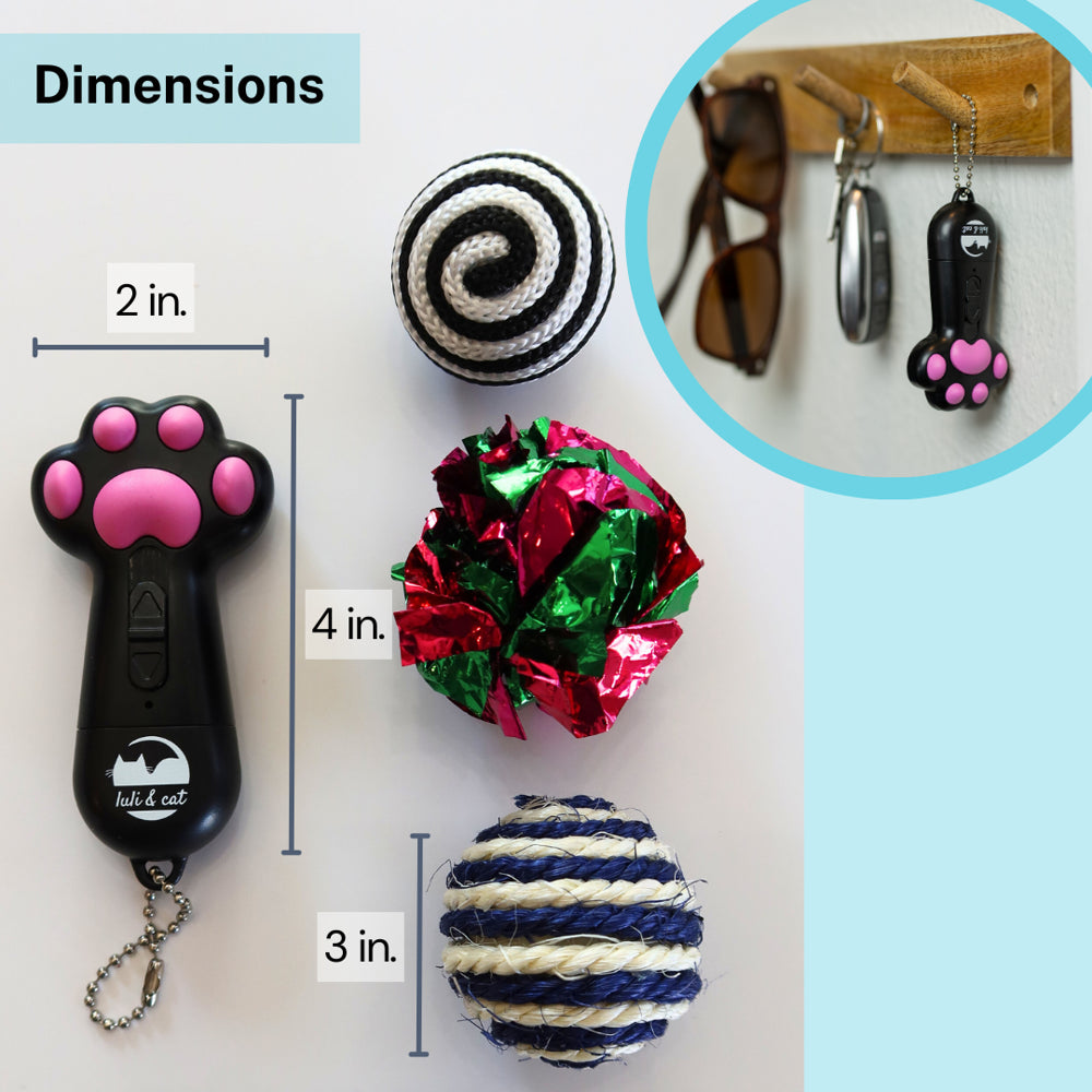 Cute and Funny Cat Laser Toy | USB Rechargeable Laser Light Toy