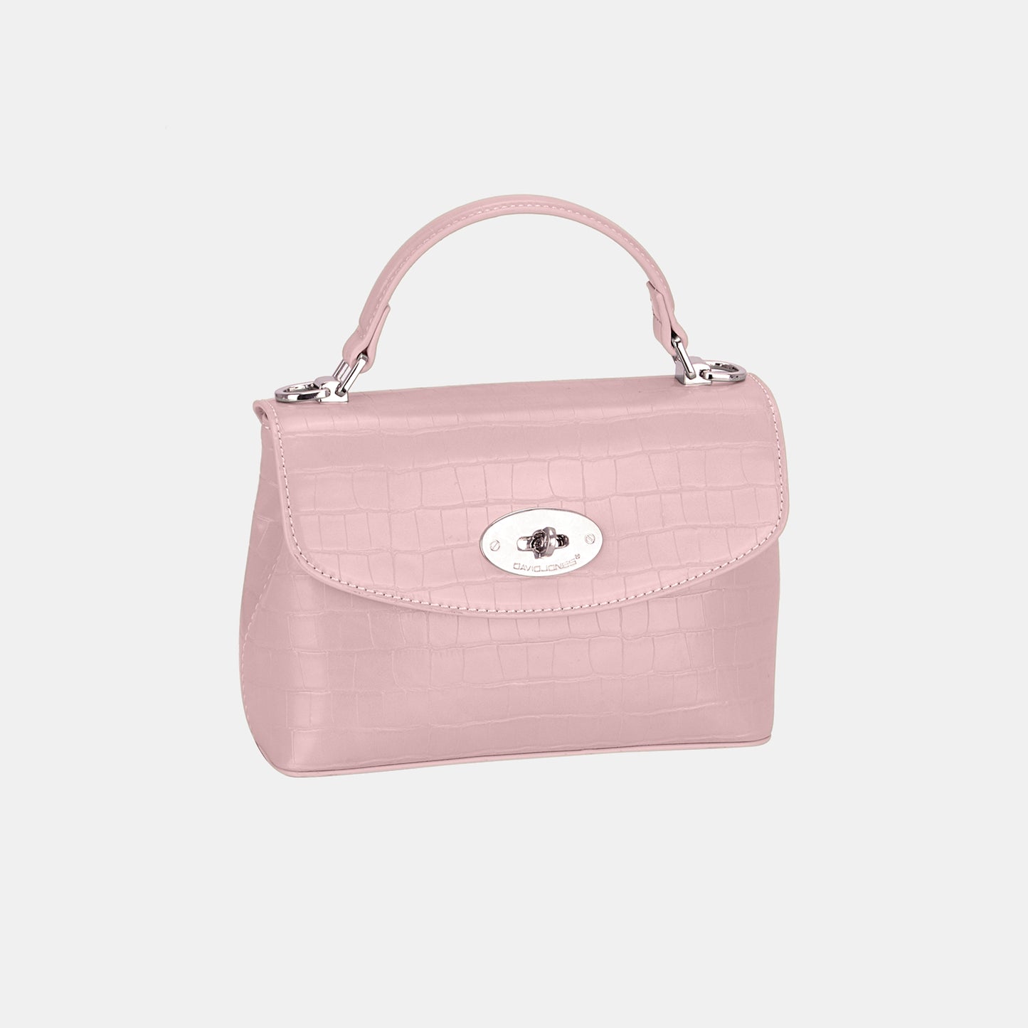 Pastel Tone Mint David Jones Texture PU Leather Handbag