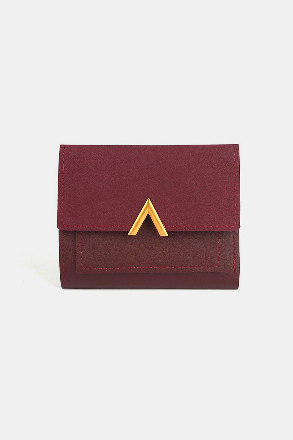 V point Compact Trifold Wallet