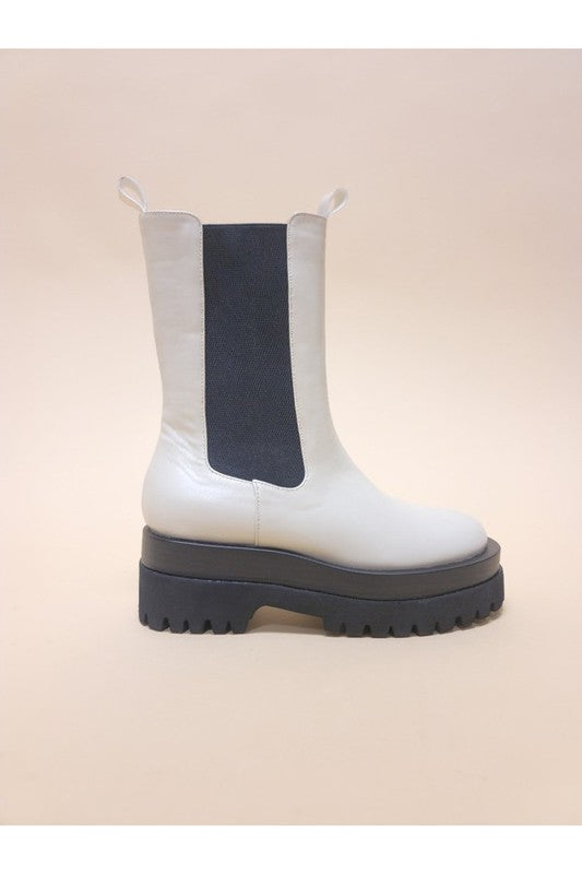 Simple Casual NECTAR-PLATFORM COMBAT BOOTS