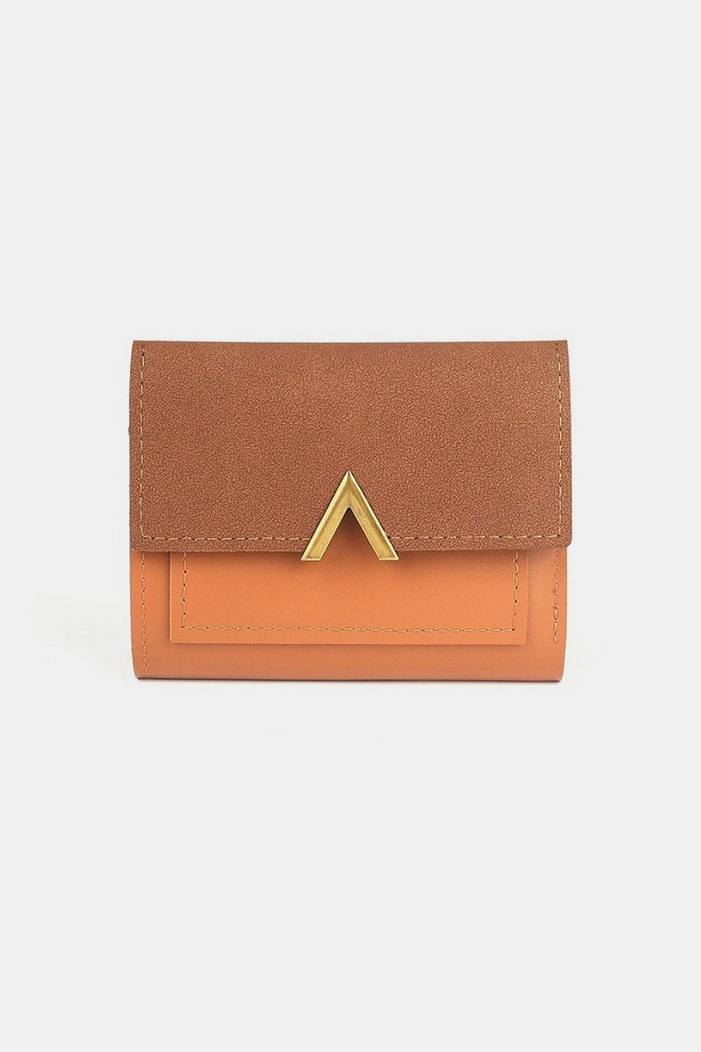 V point Compact Trifold Wallet