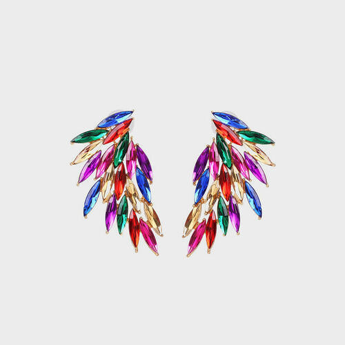 Pink Angel's 'coloring Heaven Alloy Acrylic Wing Earrings