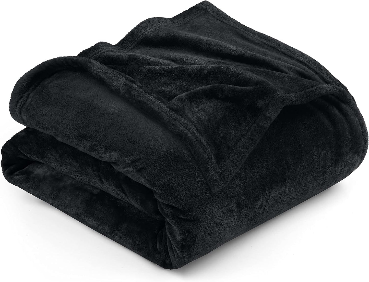 Very Soft Fleece Blanket Queen Size Luxury Bed Blanket Anti-Static Fuzzy Soft Blanket Microfiber (90X90 Inches)