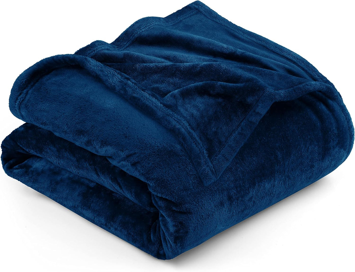 Very Soft Fleece Blanket Queen Size Luxury Bed Blanket Anti-Static Fuzzy Soft Blanket Microfiber (90X90 Inches)