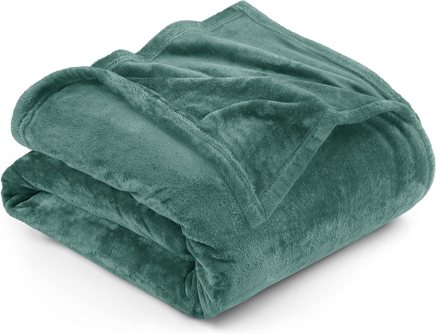 Very Soft Fleece Blanket Queen Size Luxury Bed Blanket Anti-Static Fuzzy Soft Blanket Microfiber (90X90 Inches)