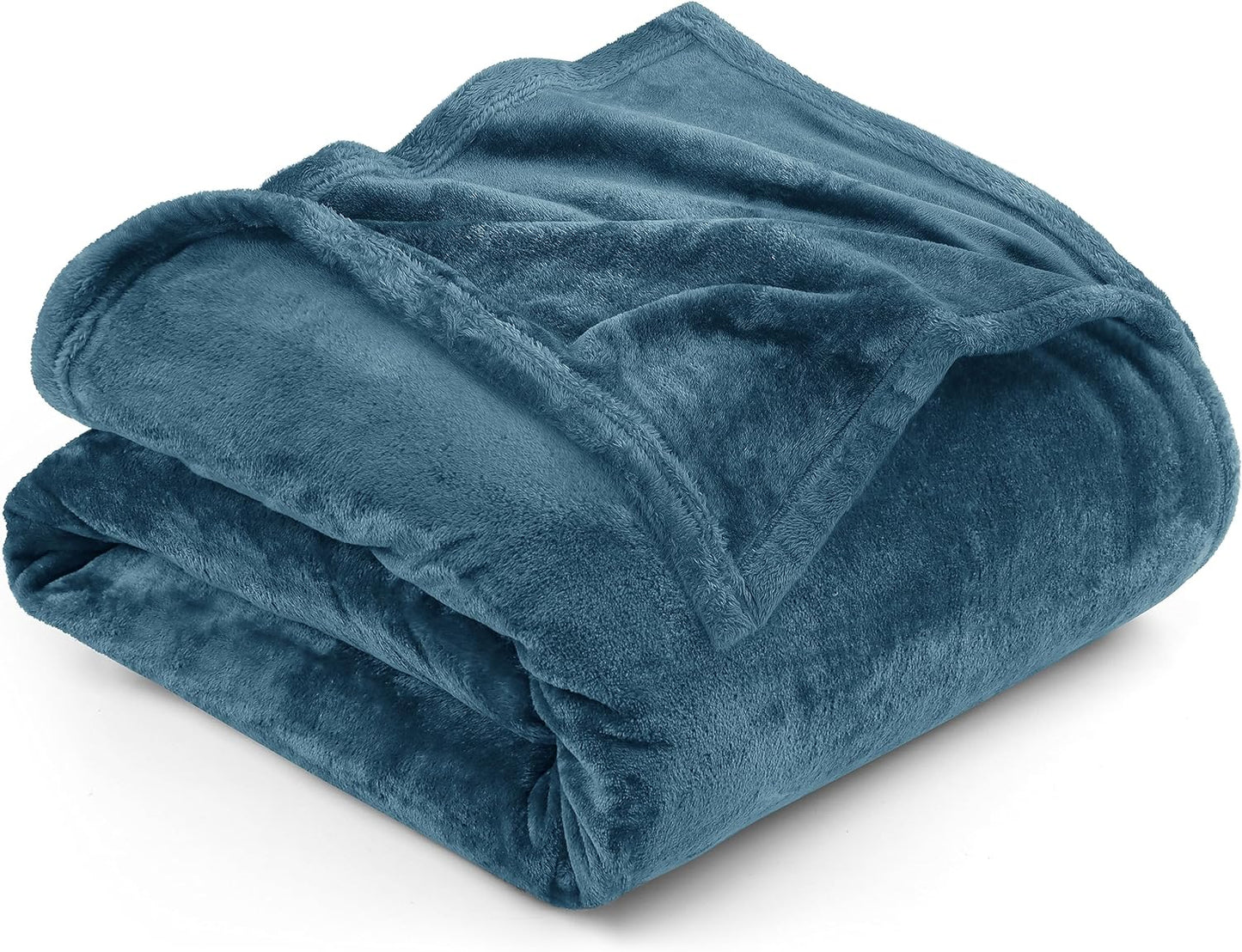 Very Soft Fleece Blanket Queen Size Luxury Bed Blanket Anti-Static Fuzzy Soft Blanket Microfiber (90X90 Inches)