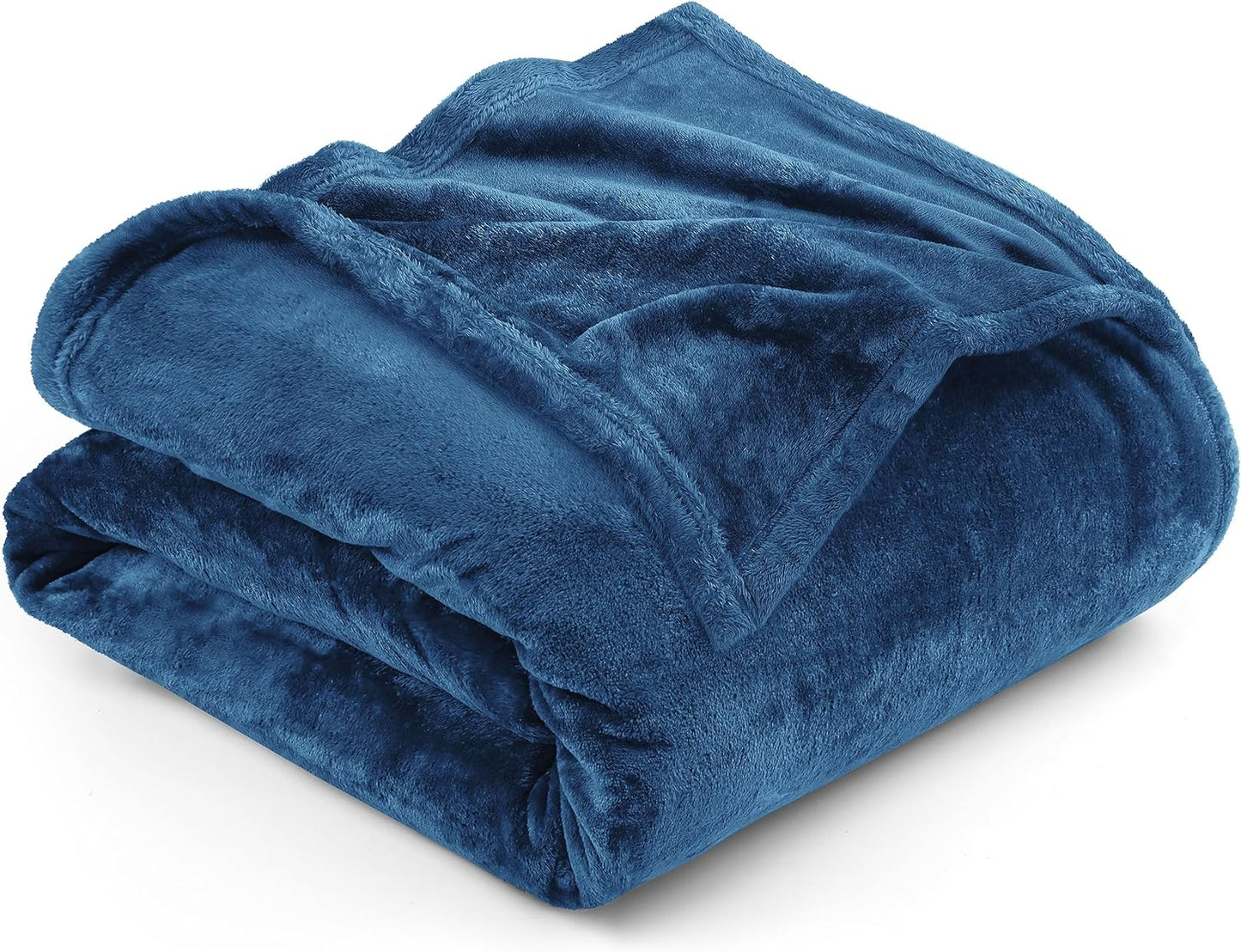 Very Soft Fleece Blanket Queen Size Luxury Bed Blanket Anti-Static Fuzzy Soft Blanket Microfiber (90X90 Inches)
