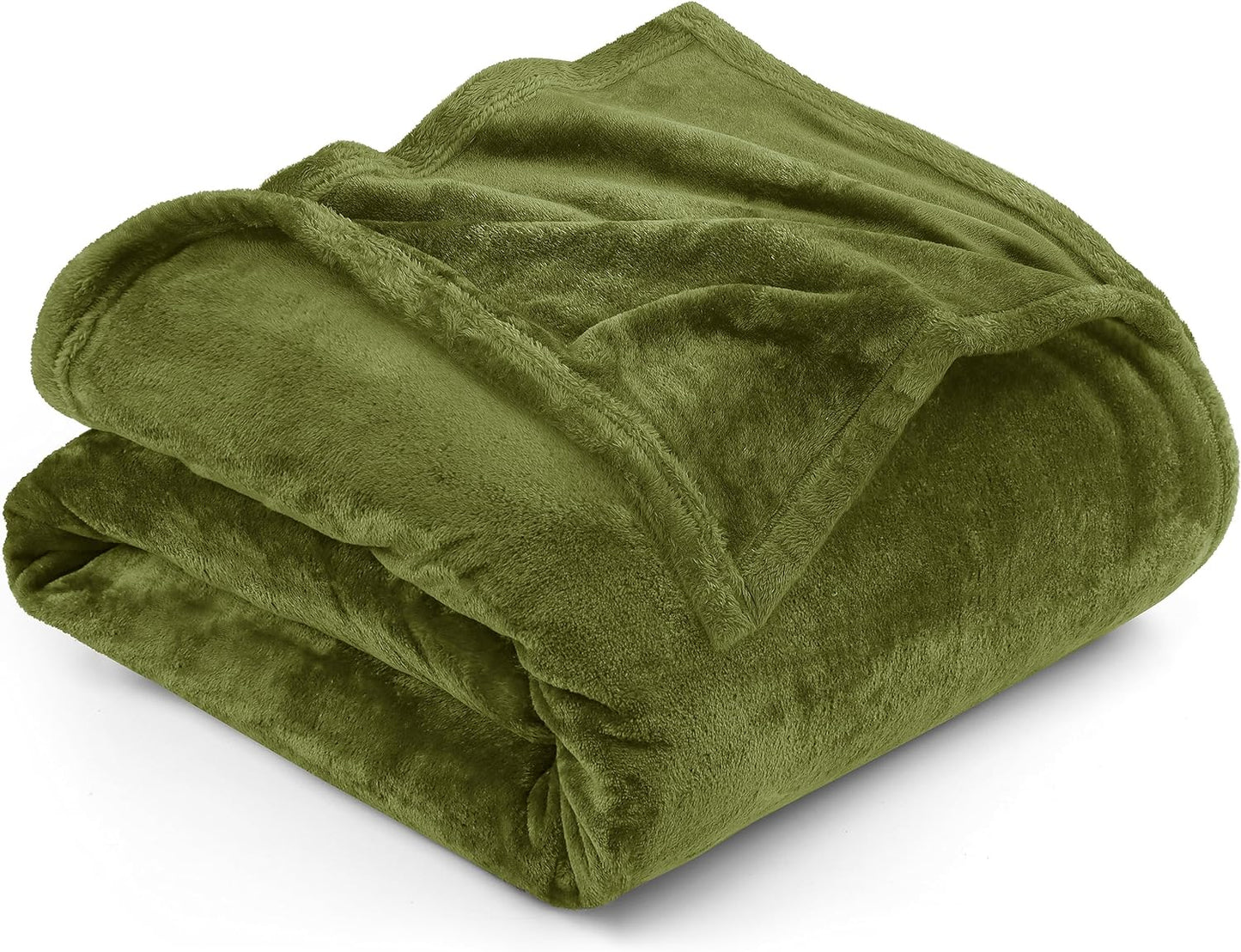 Very Soft Fleece Blanket Queen Size Luxury Bed Blanket Anti-Static Fuzzy Soft Blanket Microfiber (90X90 Inches)