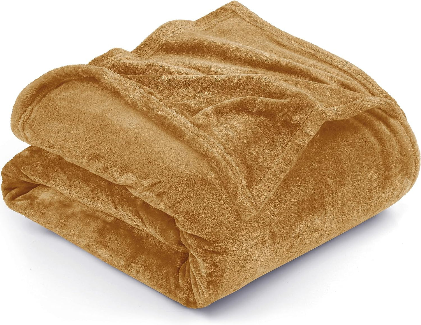 Very Soft Fleece Blanket Queen Size Luxury Bed Blanket Anti-Static Fuzzy Soft Blanket Microfiber (90X90 Inches)
