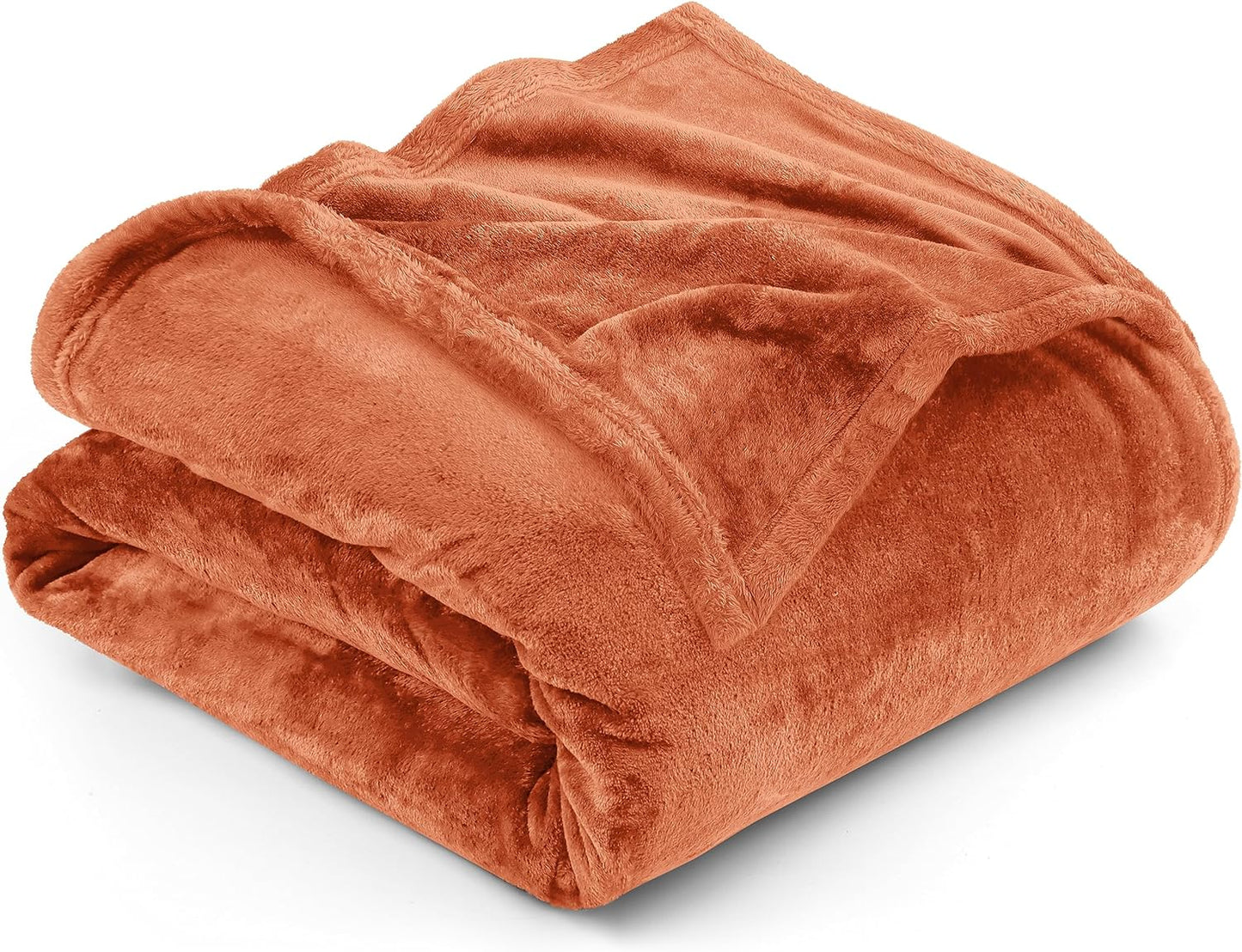 Very Soft Fleece Blanket Queen Size Luxury Bed Blanket Anti-Static Fuzzy Soft Blanket Microfiber (90X90 Inches)