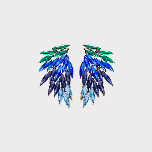 Pink Angel's 'coloring Heaven Alloy Acrylic Wing Earrings