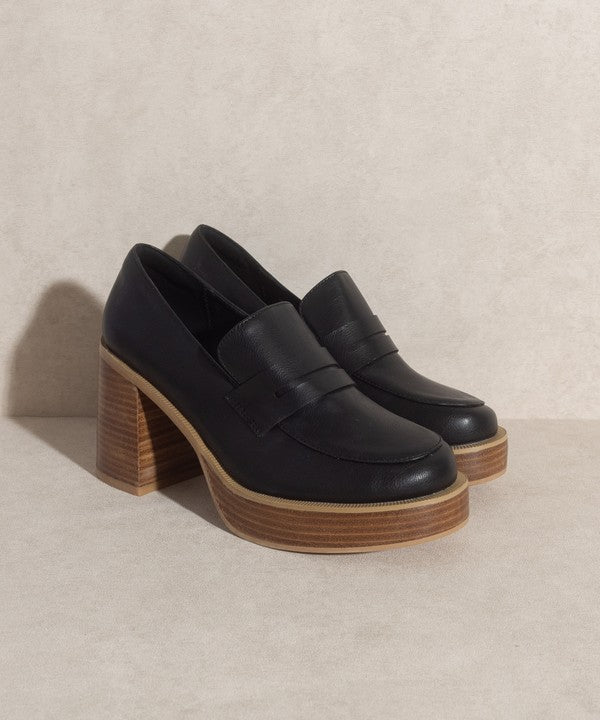 Oasis Society Hannah - Platform Penny Loafers