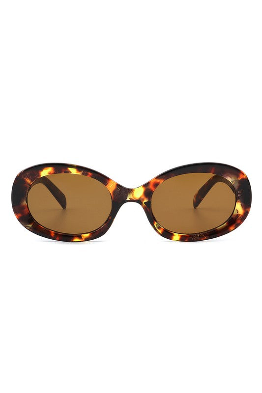 Oval Cat Retro Audrey Clout Round Vintage Fashion Sunglasses