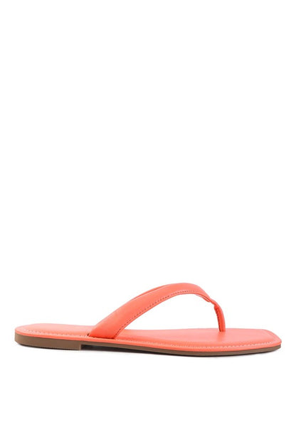 RERA SQUARE TOE THONG FLATS