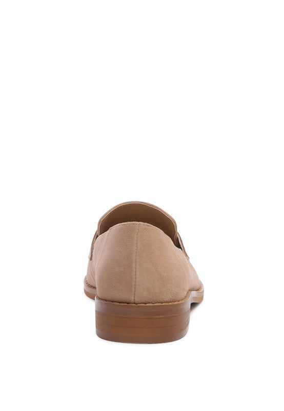 ZOFIA Suede Penny Loafers