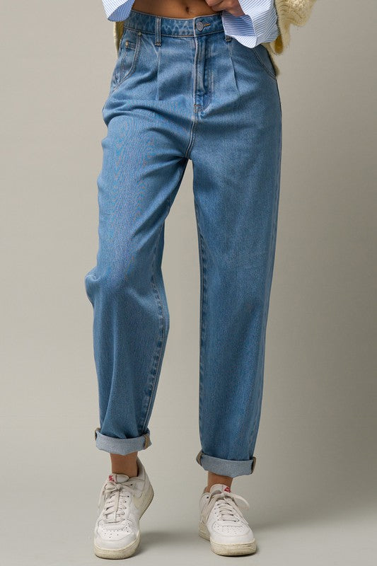 Super High Waist Slouch Jeans