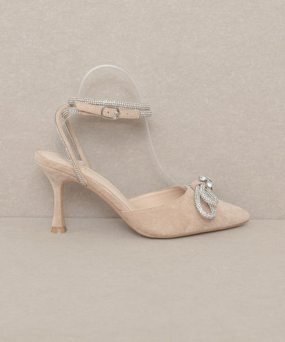 Oasis Society Chelsea - Bow Front Kitten Heel