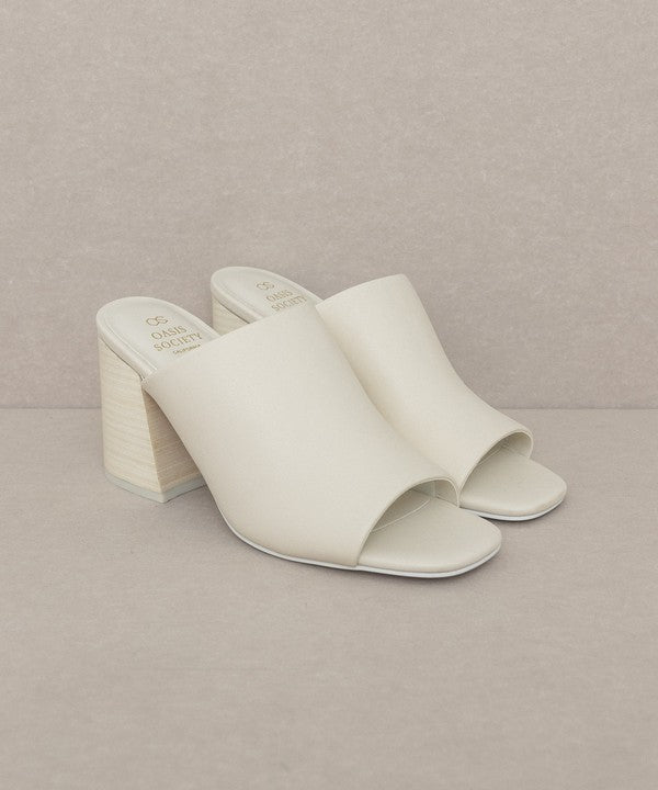 Oasis Society Kathleen - Block Heel Slides