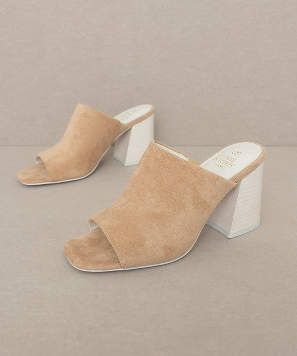 Oasis Society Kathleen - Block Heel Slides