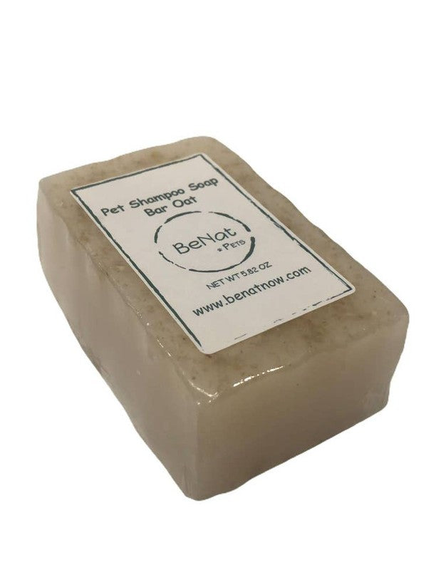 Natural Soap for Pets. Artisanal Pet Shampoo Bar. Oat. 5.8 oz