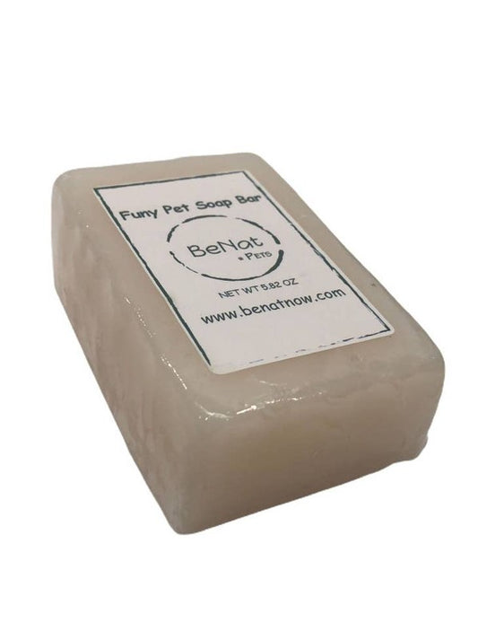 Natural Soap for Pets. Artisanal Furry Pet Soap Bar. 5.8 oz.