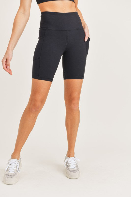 Active Wear High-Impact Biker Shorts