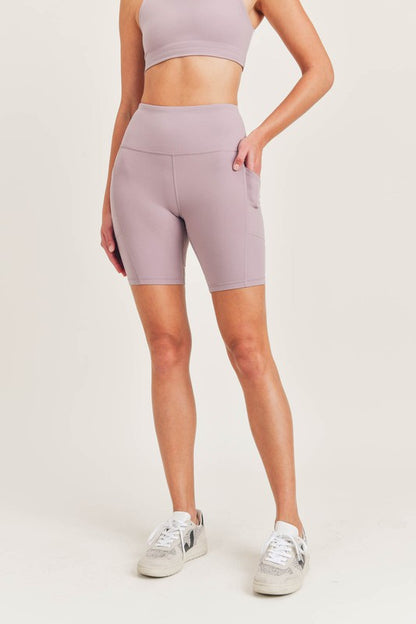 Active Wear High-Impact Biker Shorts