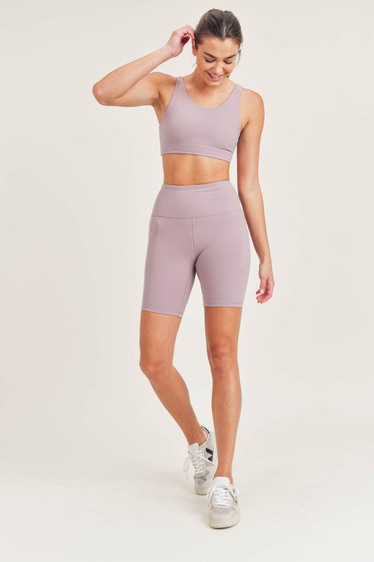 Active Wear High-Impact Biker Shorts