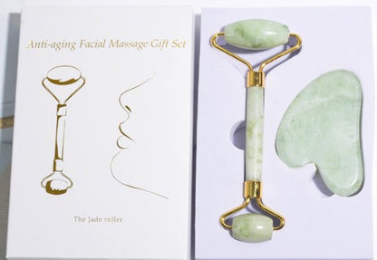 Natural from Earth Jade Roller & Gua Sha Gift Box