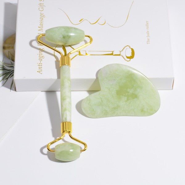 Natural from Earth Jade Roller & Gua Sha Gift Box