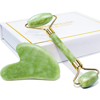 Natural from Earth Jade Roller & Gua Sha Gift Box